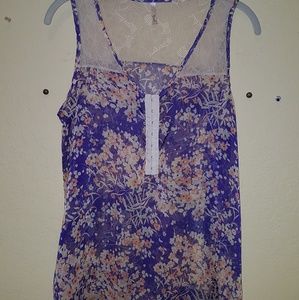 Floral Sheer blouse